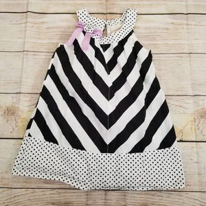 OSHKOSH genuine kids striped polka dot dress 2T